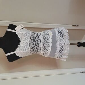 NWT Bridal 2 piece lingerie